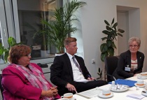 Vorsitzende AGSV Erika Ullmann-Biller mit Fraktionsmitgliedern der CDU/NRW